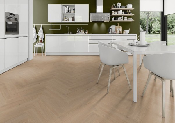 Lignum Core Sahara Oak Herringbone LVT Dryback 2.5mm stickdown Luxury Vinyl Tile