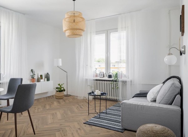 Lignum Core Mocha Oak Herringbone LVT Dryback 2.5mm stickdown Luxury Vinyl Tile